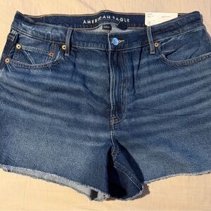 American Eagle Outfitters Women's Dark Blue Jean Shorts